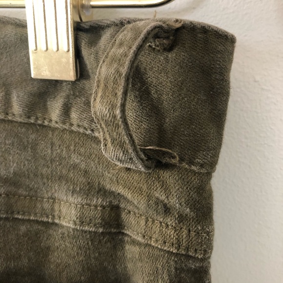 Green Alice + Olivia Stretchy Skinny Jeans Sz 8 - Picture 6 of 8